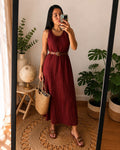 Vestido coral