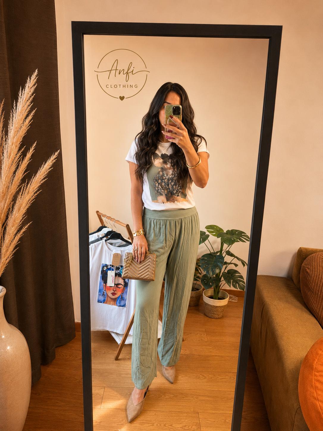 Pantalones fluidos